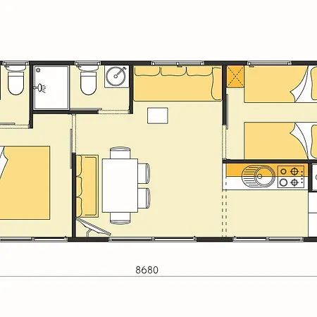 Camp Vransko - Mobile Homes Aldeamento Turístico 4*